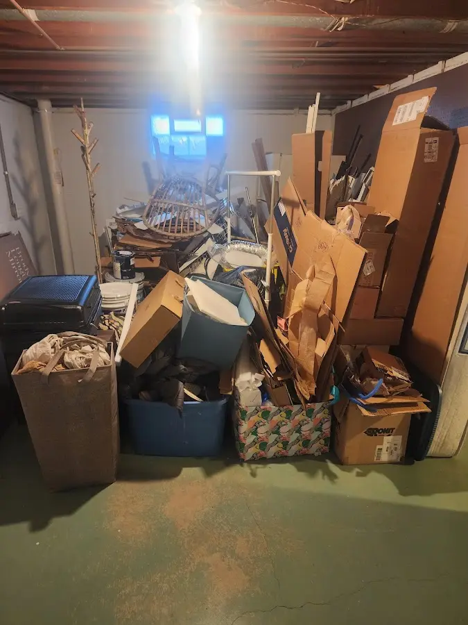 Roll-off dumpster container at job site for Roll Off Dumpster Rental in Southaven